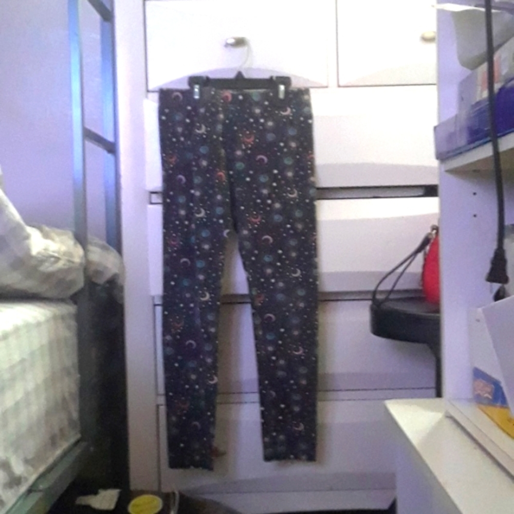 Space themed leggings